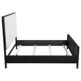 Brookmead 60-inch Upholstered Queen Bed Black - 224710Q