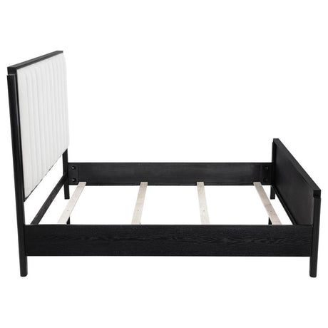 Brookmead 60-inch Upholstered Queen Bed Black - 224710Q