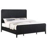 Brookmead Wood Eastern King Panel Bed Black - 224711KE