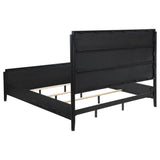 Brookmead Wood Eastern King Panel Bed Black - 224711KE