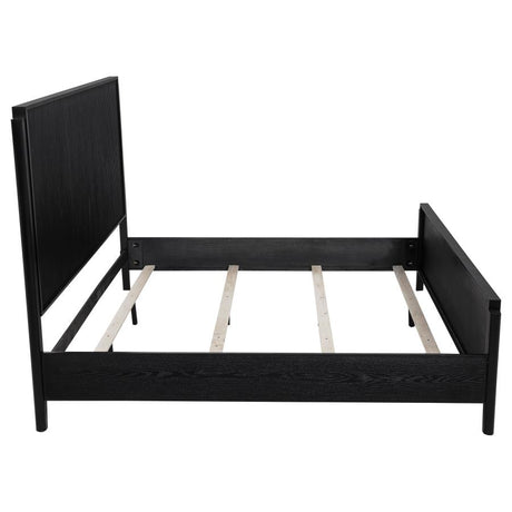 Brookmead Wood Eastern King Panel Bed Black - 224711KE