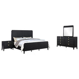 Brookmead 4-piece California King Bedroom Set Black - 224711KW-S4