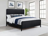 Brookmead Wood California King Panel Bed Black - 224711KW