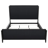 Brookmead Wood California King Panel Bed Black - 224711KW