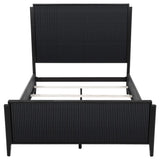 Brookmead Wood Queen Panel Bed Black - 224711Q