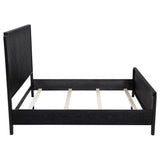 Brookmead Wood Queen Panel Bed Black - 224711Q