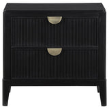 Brookmead 2-drawer Nightstand Black - 224712