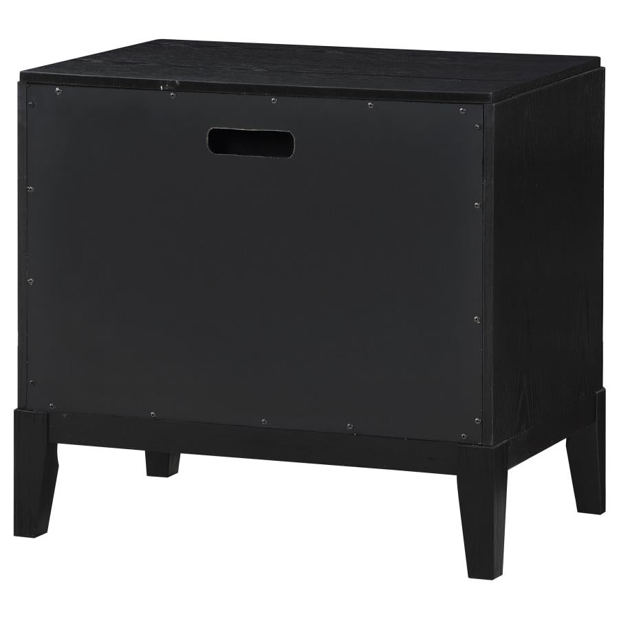 Brookmead 2-drawer Nightstand Black - 224712