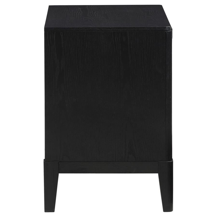 Brookmead 2-drawer Nightstand Black - 224712