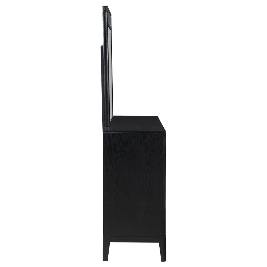 Brookmead 8-drawer Dresser with Mirror Black - 224713M