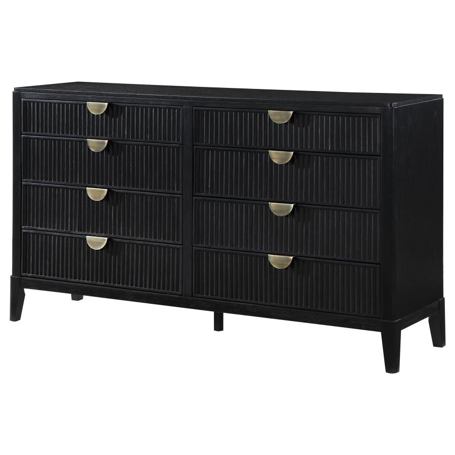Brookmead 8-drawer Dresser Black - 224713