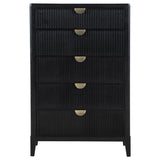 Brookmead 5-drawer Bedroom Chest Black - 224715