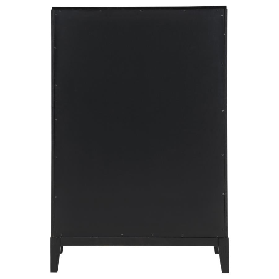 Brookmead 5-drawer Bedroom Chest Black - 224715