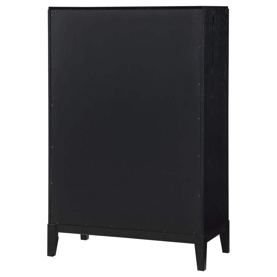 Brookmead 5-drawer Bedroom Chest Black - 224715