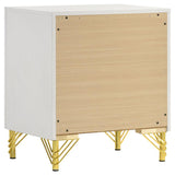 Lucia 2-drawer Nightstand Bedside Table White - 224732