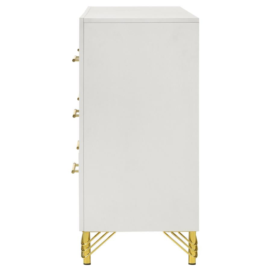 Lucia 6-drawer Dresser Cabinet White - 224733