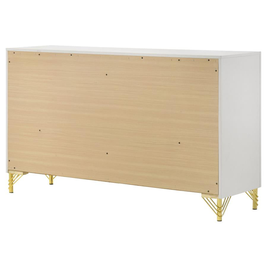 Lucia 6-drawer Dresser Cabinet White - 224733