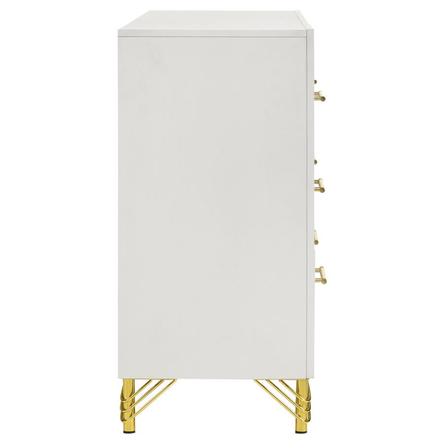 Lucia 6-drawer Dresser Cabinet White - 224733