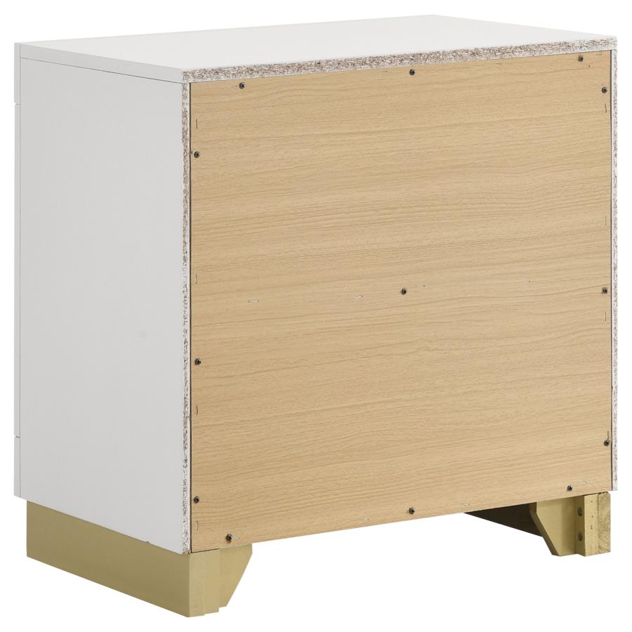 Caraway 4-piece California King Bedroom Set White - 224771KW-S4