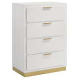 Caraway 5-piece California King Bedroom Set White - 224771KW-S5