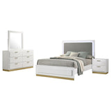 Caraway 4-piece Queen Bedroom Set White - 224771Q-S4