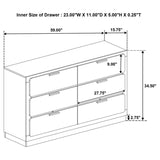 Caraway 4-piece Queen Bedroom Set White - 224771Q-S4