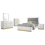 Caraway 5-piece Queen Bedroom Set White - 224771Q-S5