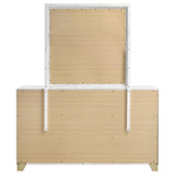 Caraway 6-drawer Dresser with Mirror White - 224773M