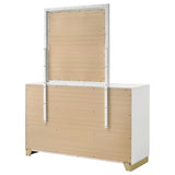 Caraway 6-drawer Dresser with Mirror White - 224773M