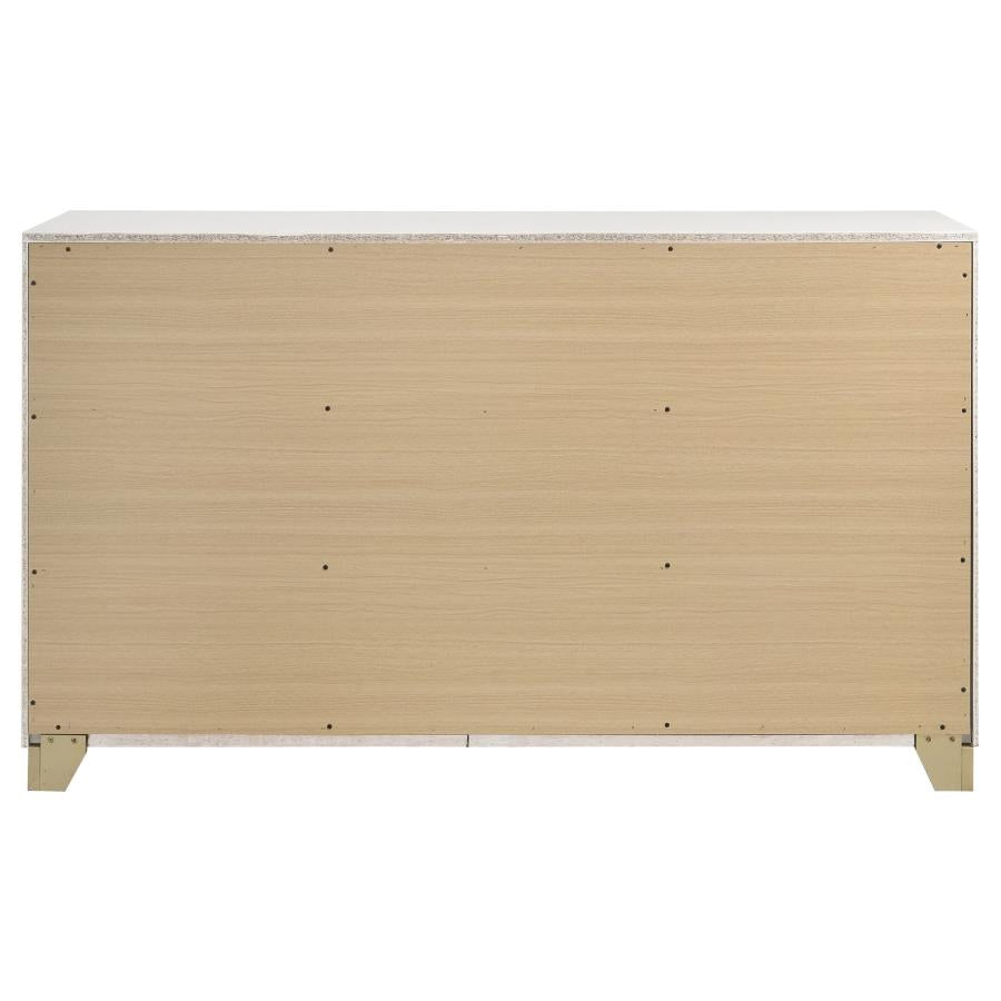 Caraway 6-drawer Dresser White - 224773