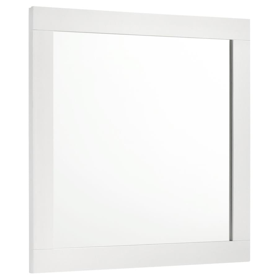 Caraway Dresser Mirror White - 224774