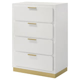 Caraway 4-drawer Bedroom Chest White - 224775