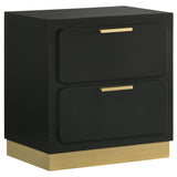 Caraway 4-piece Queen Bedroom Set Black - 224781Q-S4