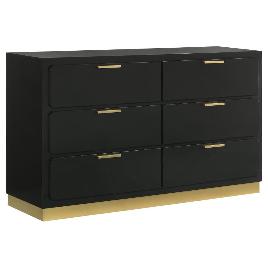 Caraway 4-piece Queen Bedroom Set Black - 224781Q-S4