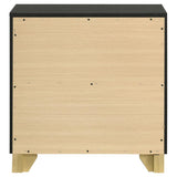 Caraway 2-drawer Nightstand Black - 224782