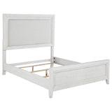 Marielle 4-piece Queen Bedroom Set Distressed White - 224841Q-S4