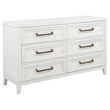 Marielle 5-piece Queen Bedroom Set Distressed White - 224841Q-S5