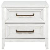 Marielle 2-drawer Nightstand Bedside Table Distressed White - 224842