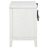 Marielle 2-drawer Nightstand Bedside Table Distressed White - 224842