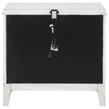 Marielle 2-drawer Nightstand Bedside Table Distressed White - 224842