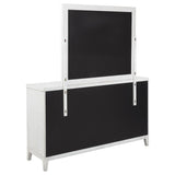 Marielle 6-drawer Dresser with Mirror Distressed White - 224843M