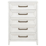 Marielle 5-drawer Bedroom Chest Distressed White - 224845