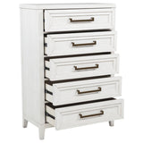 Marielle 5-drawer Bedroom Chest Distressed White - 224845