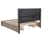 Kenora 4-piece Eastern King Bedroom Set Barley Brown - 224850KE-S4