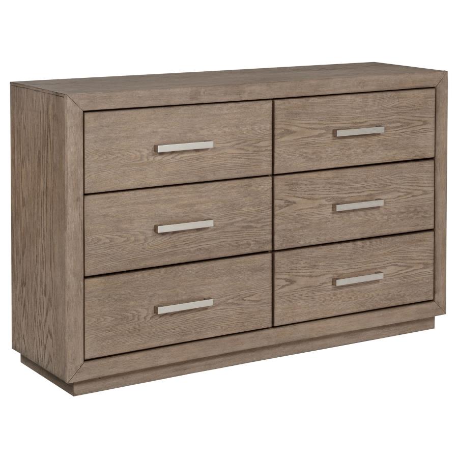 Kenora 5-piece Eastern King Bedroom Set Barley Brown - 224850KE-S5
