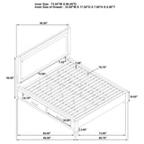Kenora 5-piece California King Bedroom Set Barley Brown - 224850KW-S5