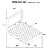 Kenora 4-piece Queen Bedroom Set Barley Brown - 224850Q-S4