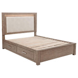 Kenora 5-piece Queen Bedroom Set Barley Brown - 224850Q-S5