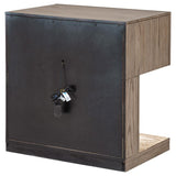 Kenora 1-drawer Nightstand Bedside Table Barley Brown - 224852