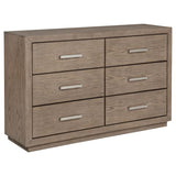 Kenora 6-drawer Dresser Barley Brown - 224853